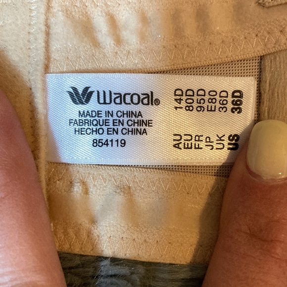 NWOT Wacoal strapless underwire bra - Picture 3 of 5